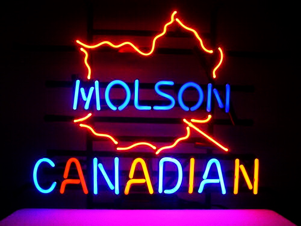 Molson Canadian Beer Neon Sign